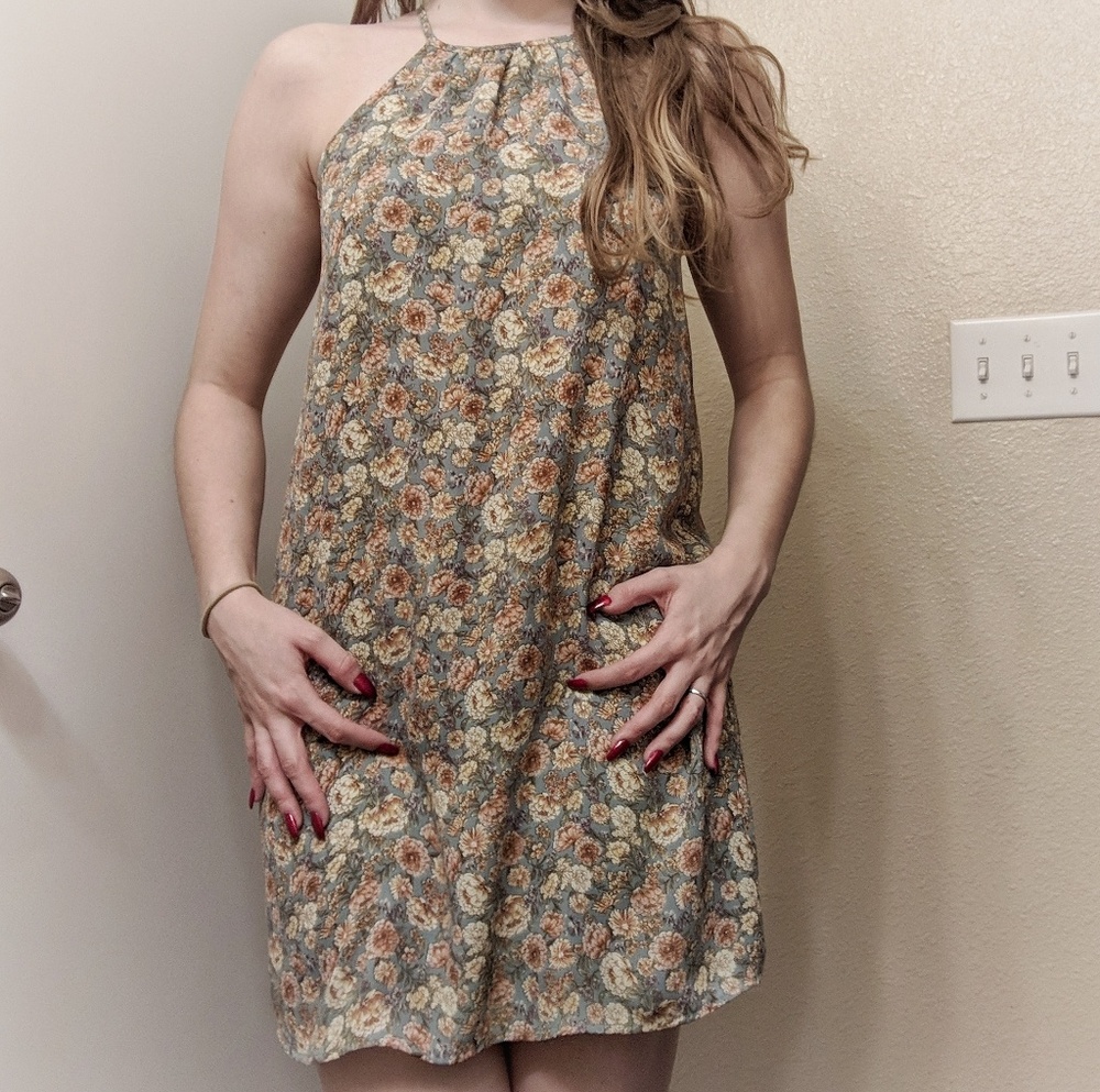 Floral pattern dress